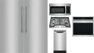 6 Piece Package Includes Refrigerator, Freezer, Cooktop, Wall Oven, Microwave And Dishwasher