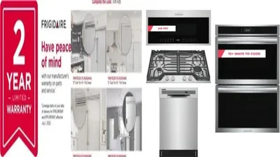 6 Piece Package Includes Refrigerator, Freezer, Cooktop, Wall Oven, Microwave And Dishwasher