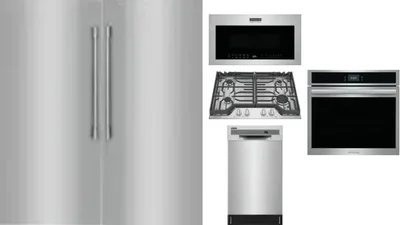 6 Piece Package Includes Refrigerator, Freezer, Cooktop, Wall Oven, Microwave And Dishwasher