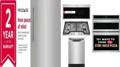 6 Piece Package Includes Refrigerator, Freezer, Cooktop, Wall Oven, Microwave And Dishwasher