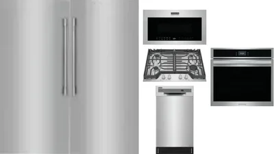 6 Piece Package Includes Refrigerator, Freezer, Cooktop, Wall Oven, Microwave And Dishwasher