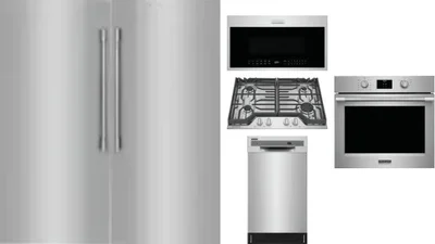 6 Piece Package Includes Refrigerator, Freezer, Cooktop, Wall Oven, Microwave And Dishwasher