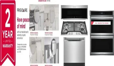 6 Piece Package Includes Refrigerator, Freezer, Cooktop, Wall Oven, Microwave And Dishwasher