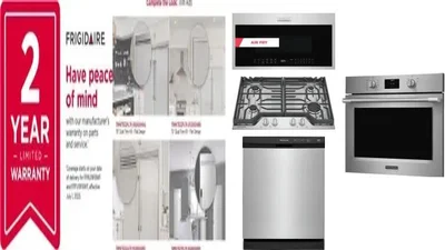 6 Piece Package Includes Refrigerator, Freezer, Cooktop, Wall Oven, Microwave And Dishwasher