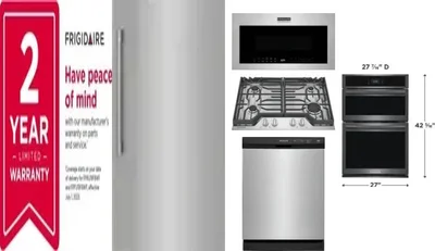 6 Piece Package Includes Refrigerator, Freezer, Cooktop, Wall Oven, Microwave And Dishwasher