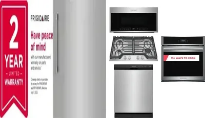 6 Piece Package Includes Refrigerator, Freezer, Cooktop, Wall Oven, Microwave And Dishwasher