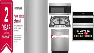 6 Piece Package Includes Refrigerator, Freezer, Cooktop, Wall Oven, Microwave And Dishwasher