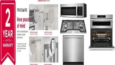 6 Piece Package Includes Refrigerator, Freezer, Cooktop, Wall Oven, Microwave And Dishwasher