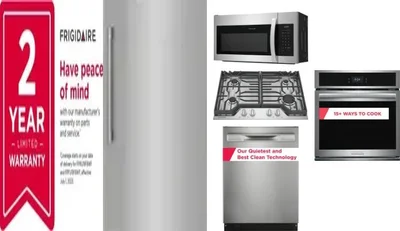 6 Piece Package Includes Refrigerator, Freezer, Cooktop, Wall Oven, Microwave And Dishwasher
