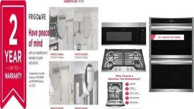 6 Piece Package Includes Refrigerator, Freezer, Cooktop, Wall Oven, Microwave And Dishwasher