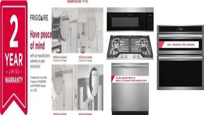 6 Piece Package Includes Refrigerator, Freezer, Cooktop, Wall Oven, Microwave And Dishwasher
