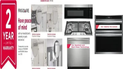 6 Piece Package Includes Refrigerator, Freezer, Cooktop, Wall Oven, Microwave And Dishwasher