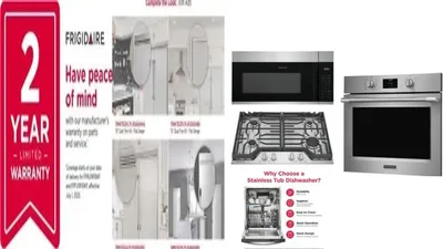 6 Piece Package Includes Refrigerator, Freezer, Cooktop, Wall Oven, Microwave And Dishwasher