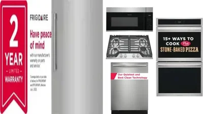 6 Piece Package Includes Refrigerator, Freezer, Cooktop, Wall Oven, Microwave And Dishwasher