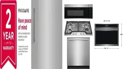 6 Piece Package Includes Refrigerator, Freezer, Cooktop, Wall Oven, Microwave And Dishwasher