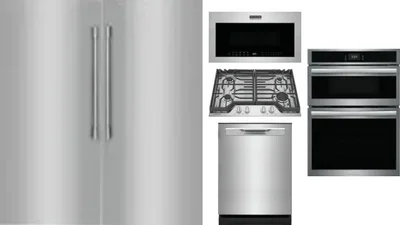 6 Piece Package Includes Refrigerator, Freezer, Cooktop, Wall Oven, Microwave And Dishwasher