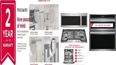6 Piece Package Includes Refrigerator, Freezer, Cooktop, Wall Oven, Microwave And Dishwasher