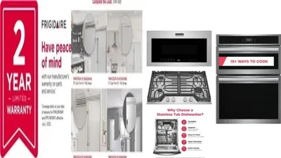 6 Piece Package Includes Refrigerator, Freezer, Cooktop, Wall Oven, Microwave And Dishwasher