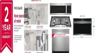 6 Piece Package Includes Refrigerator, Freezer, Cooktop, Wall Oven, Microwave And Dishwasher