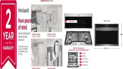 6 Piece Package Includes Refrigerator, Freezer, Cooktop, Wall Oven, Microwave And Dishwasher