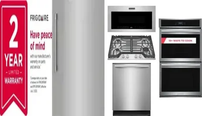6 Piece Package Includes Refrigerator, Freezer, Cooktop, Wall Oven, Microwave And Dishwasher