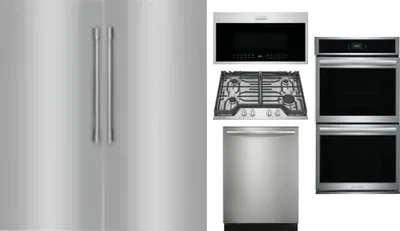 6 Piece Package Includes Refrigerator, Freezer, Cooktop, Wall Oven, Microwave And Dishwasher