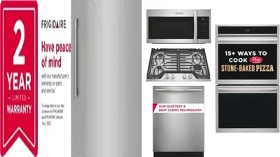 6 Piece Package Includes Refrigerator, Freezer, Cooktop, Wall Oven, Microwave And Dishwasher
