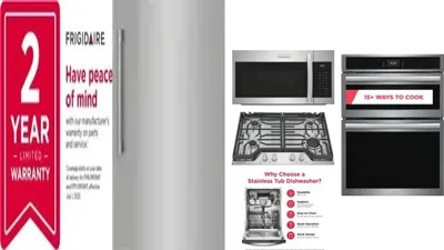 6 Piece Package Includes Refrigerator, Freezer, Cooktop, Wall Oven, Microwave And Dishwasher