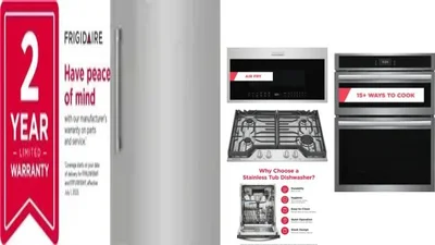 6 Piece Package Includes Refrigerator, Freezer, Cooktop, Wall Oven, Microwave And Dishwasher