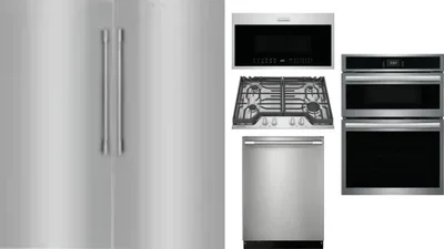 6 Piece Package Includes Refrigerator, Freezer, Cooktop, Wall Oven, Microwave And Dishwasher