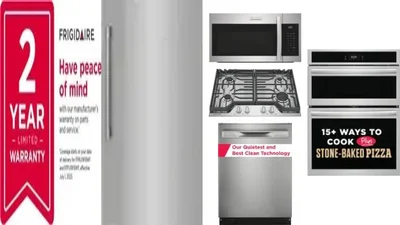 6 Piece Package Includes Refrigerator, Freezer, Cooktop, Wall Oven, Microwave And Dishwasher