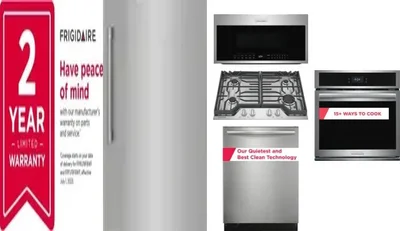 6 Piece Package Includes Refrigerator, Freezer, Cooktop, Wall Oven, Microwave And Dishwasher