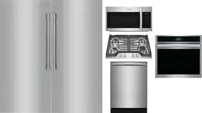 6 Piece Package Includes Refrigerator, Freezer, Cooktop, Wall Oven, Microwave And Dishwasher
