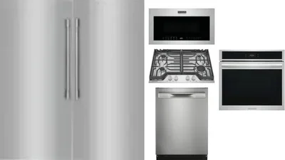 6 Piece Package Includes Refrigerator, Freezer, Cooktop, Wall Oven, Microwave And Dishwasher