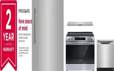 5 Piece Package Includes Refrigerator, Freezer, Range, Hood And Dishwasher