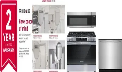 5 Piece Package Includes Refrigerator, Freezer, Range, Microwave And Dishwasher
