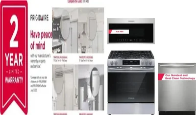 5 Piece Package Includes Refrigerator, Freezer, Range, Microwave And Dishwasher