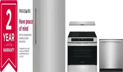 5 Piece Package Includes Refrigerator, Freezer, Range, Hood And Dishwasher