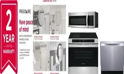 5 Piece Package Includes Refrigerator, Freezer, Range, Microwave And Dishwasher