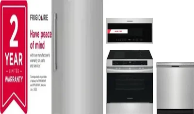 5 Piece Package Includes Refrigerator, Freezer, Range, Microwave And Dishwasher