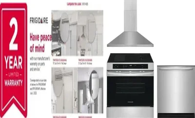5 Piece Package Includes Refrigerator, Freezer, Range, Hood And Dishwasher