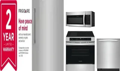 5 Piece Package Includes Refrigerator, Freezer, Range, Microwave And Dishwasher
