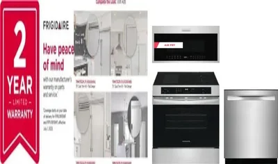 5 Piece Package Includes Refrigerator, Freezer, Range, Microwave And Dishwasher