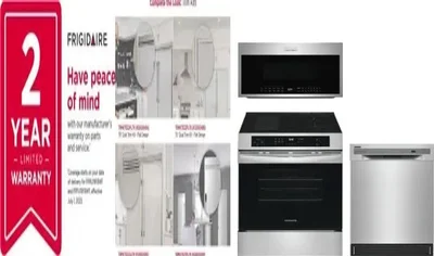 5 Piece Package Includes Refrigerator, Freezer, Range, Microwave And Dishwasher