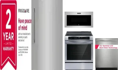 5 Piece Package Includes Refrigerator, Freezer, Range, Microwave And Dishwasher