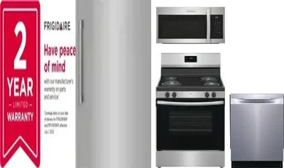 5 Piece Package Includes Refrigerator, Freezer, Range, Microwave And Dishwasher