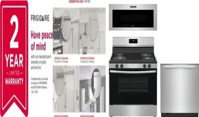 5 Piece Package Includes Refrigerator, Freezer, Range, Microwave And Dishwasher