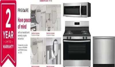 5 Piece Package Includes Refrigerator, Freezer, Range, Microwave And Dishwasher