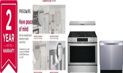 5 Piece Package Includes Refrigerator, Freezer, Range, Hood And Dishwasher