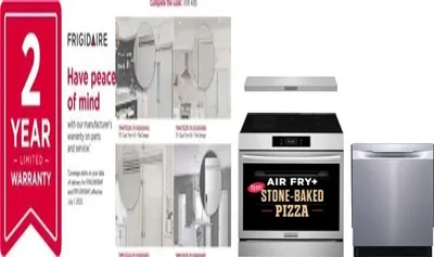 5 Piece Package Includes Refrigerator, Freezer, Range, Hood And Dishwasher